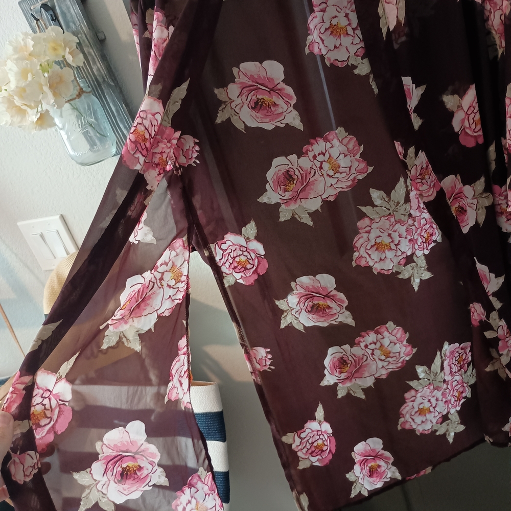 Floral Kimono Top Small